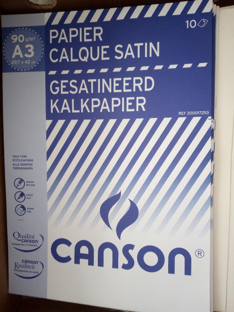A3 Kalkpapier / overtrekpapier 12 enveloppen, Ophalen of Verzenden, Zo goed als nieuw
