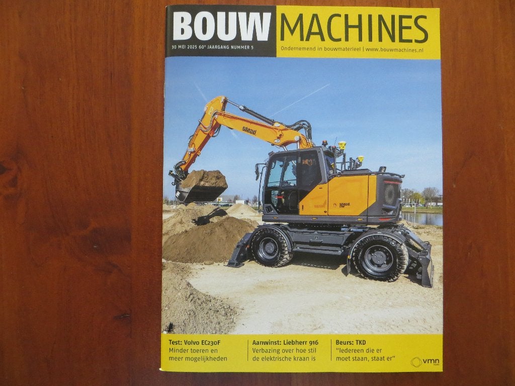 Bouwmachines nr. 5 2025 Volvo EC2530F, Liebherr 916, TKD, Ophalen of Verzenden, Nieuw, Volvo