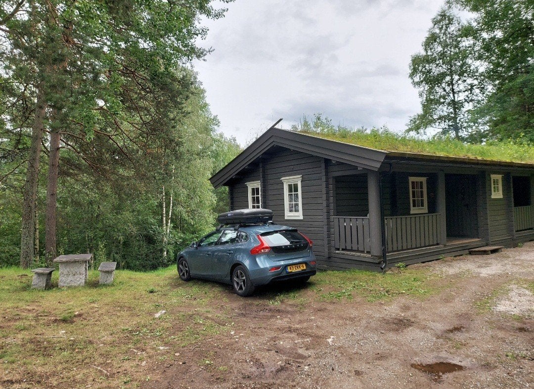 Dakkoffer met dakdragers voor Volvo V40, Ophalen of Verzenden