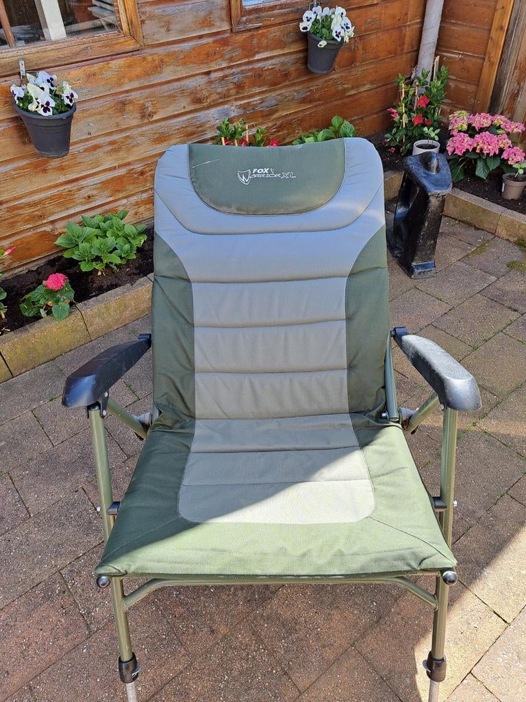 Fox Warrior XL Visstoel - Zo goed als nieuw, Ophalen of Verzenden