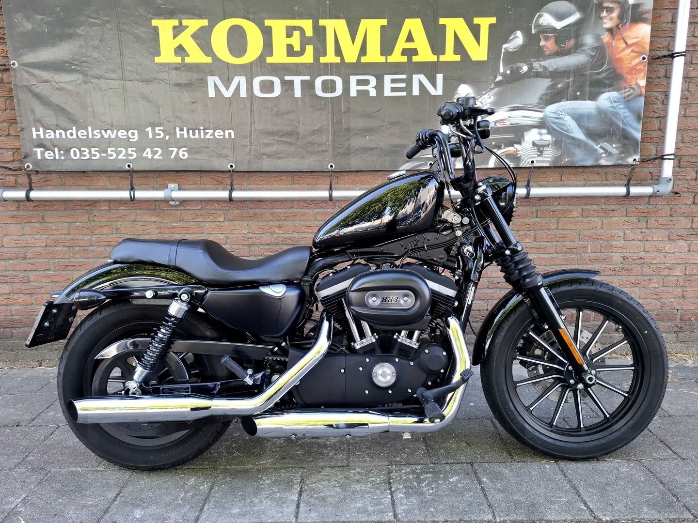 HARLEY-DAVIDSON SPORTSTER IRON XL 883 N (bj 2009) XL883 tops, 2 cilinders, HARLEY-DAVIDSON, Bedrijf, Onbekend