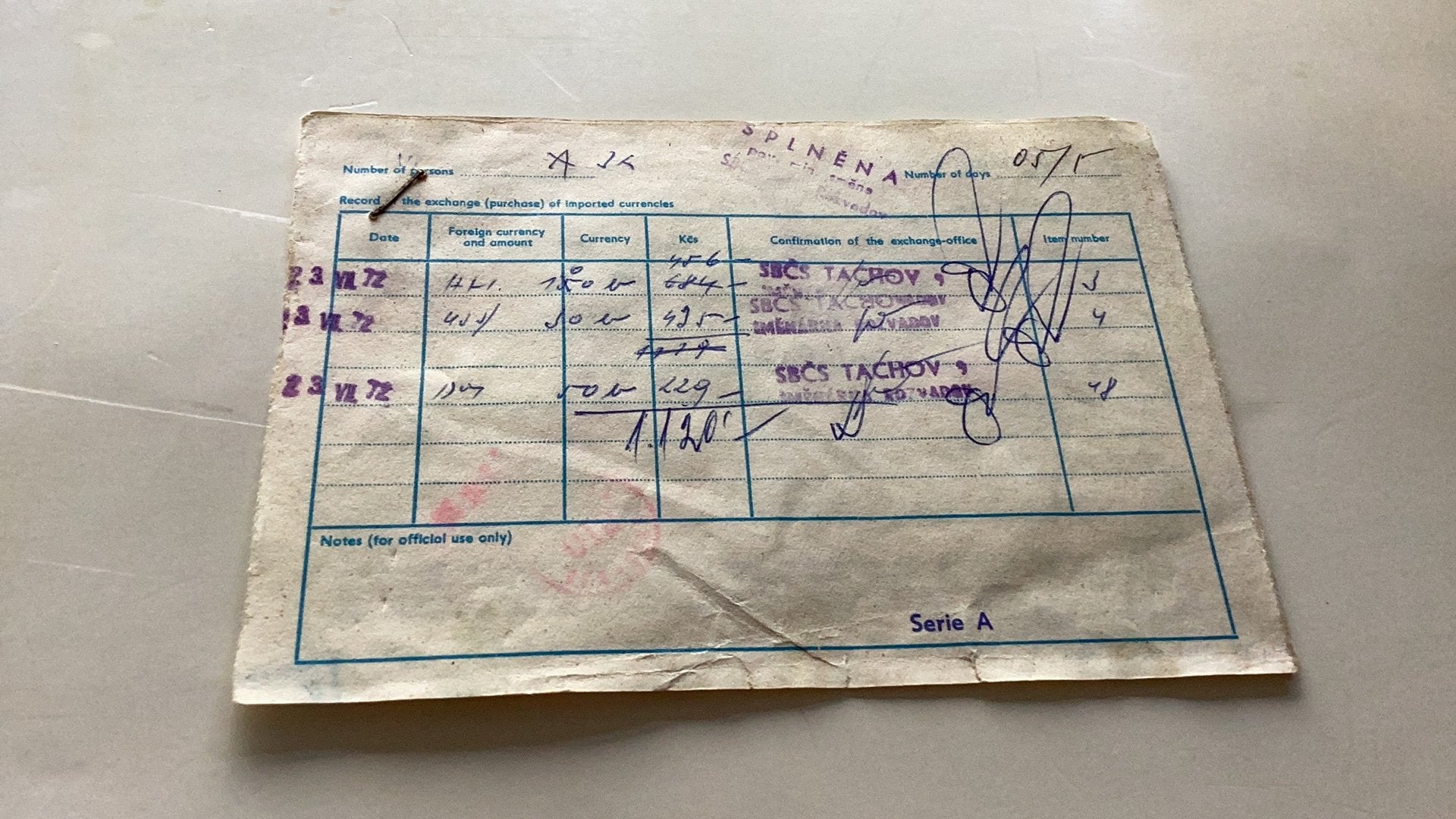 Oud  teinkaart 1972, Ophalen of Verzenden, Zo goed als nieuw, Trein, Boek of Tijdschrift