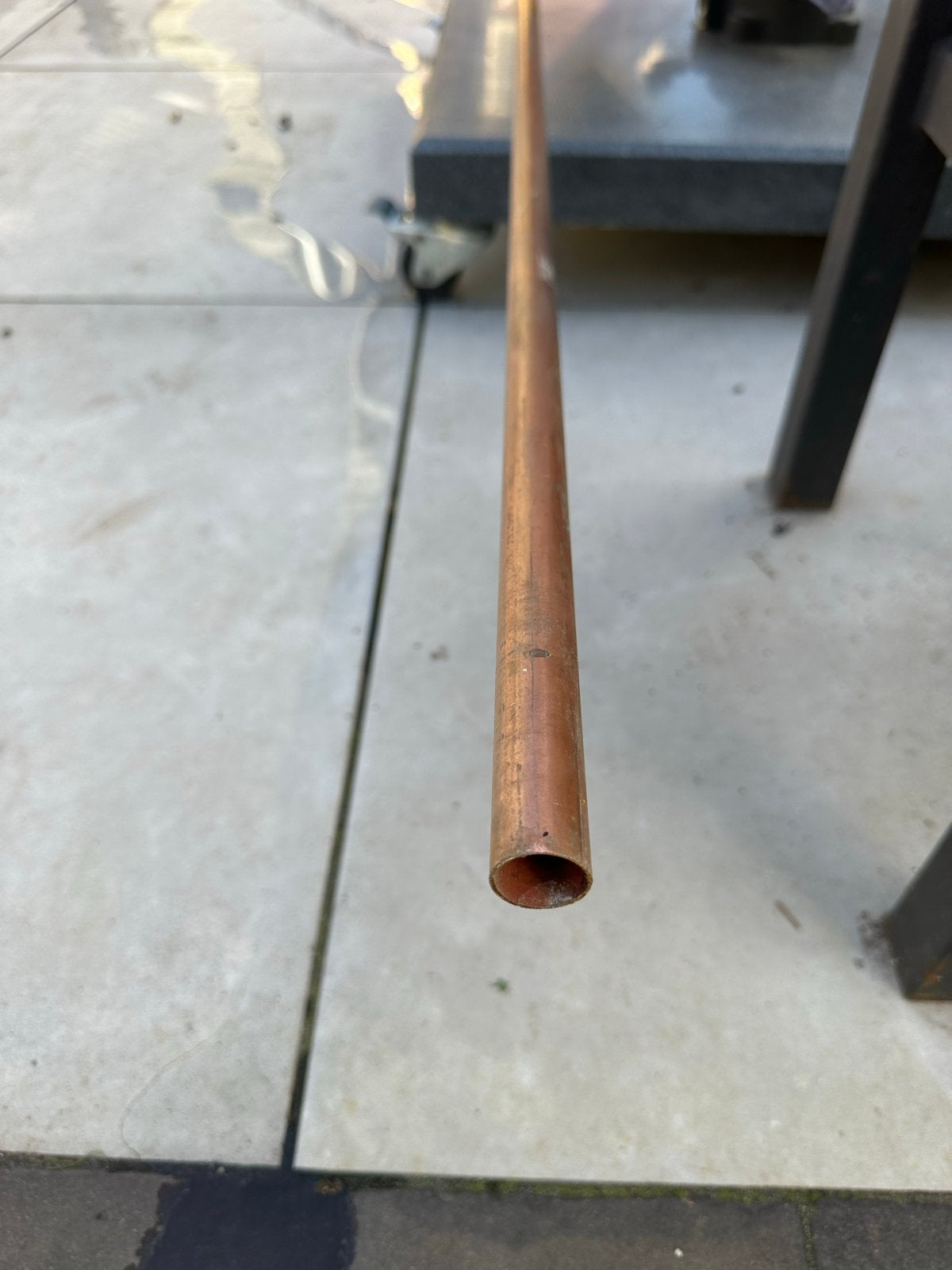 Koperbuis 22 mm - 5 meter lang, Ophalen, Overige materialen, Nieuw, Rechte buis