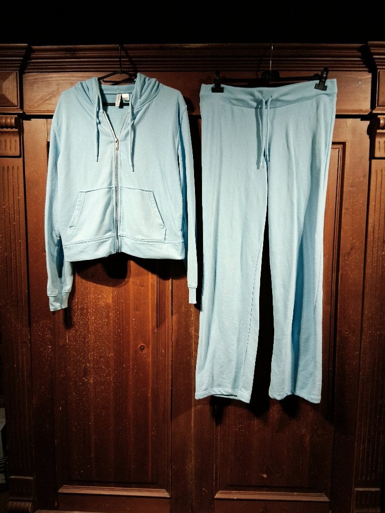H&M Divided Lounge set lichtblauw L, H&M, Overige kleuren, Maat 42/44 (L), Ophalen of Verzenden