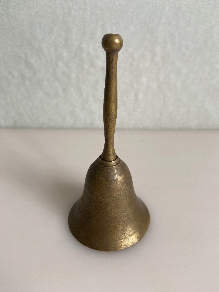Tafelbel koper ?-messing ?, Ophalen of Verzenden