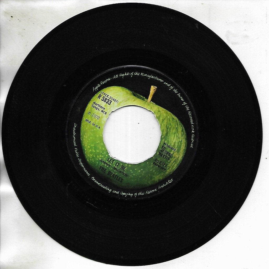 The Beatles - Let it be, Cd's en Dvd's, Ophalen of Verzenden, Gebruikt, 7 inch, Pop