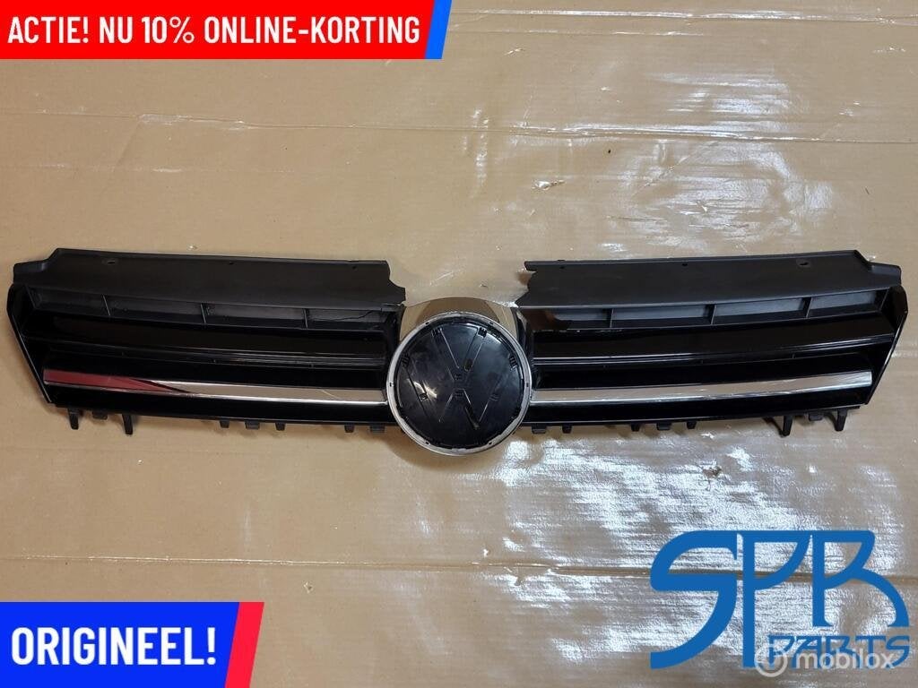 Vw GOLF 7 VII GRILLE GRILL HIGHLINE R-LINE CHROOM GEBROKEN