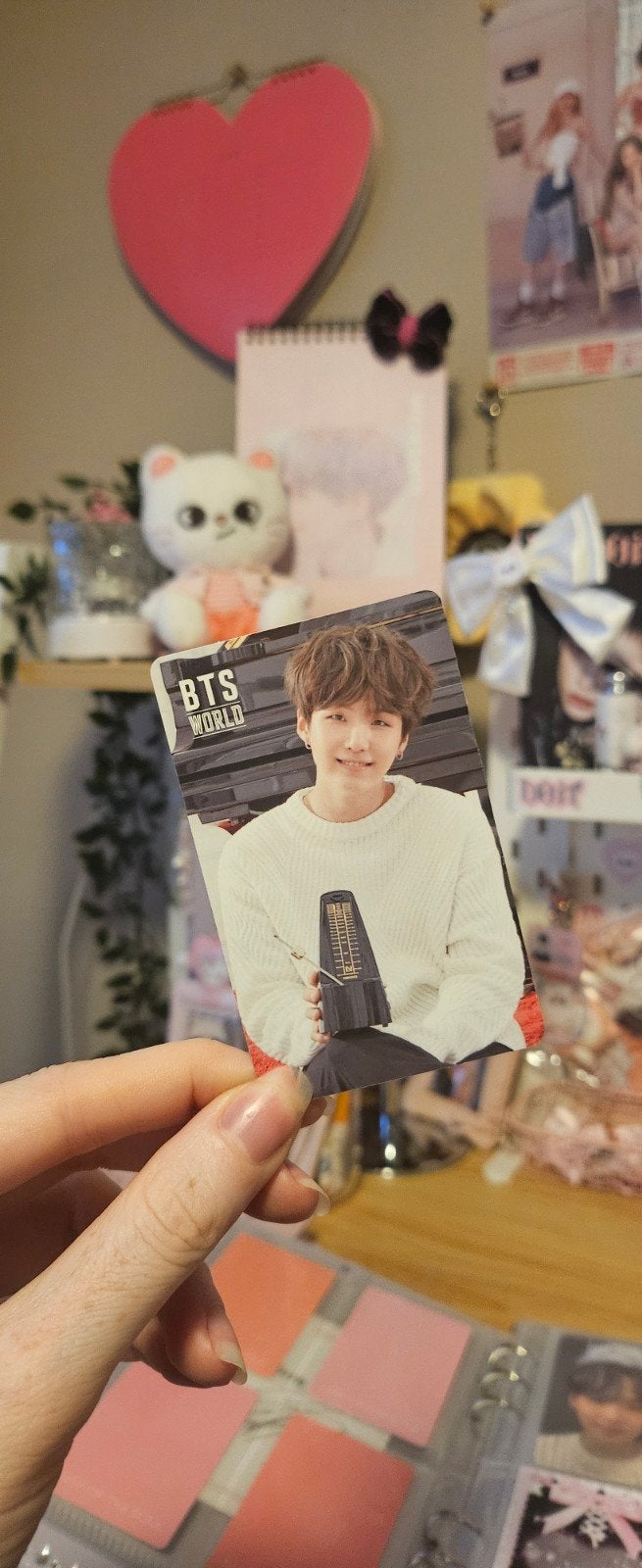 KPOP bts suga world photocard, Ophalen of Verzenden