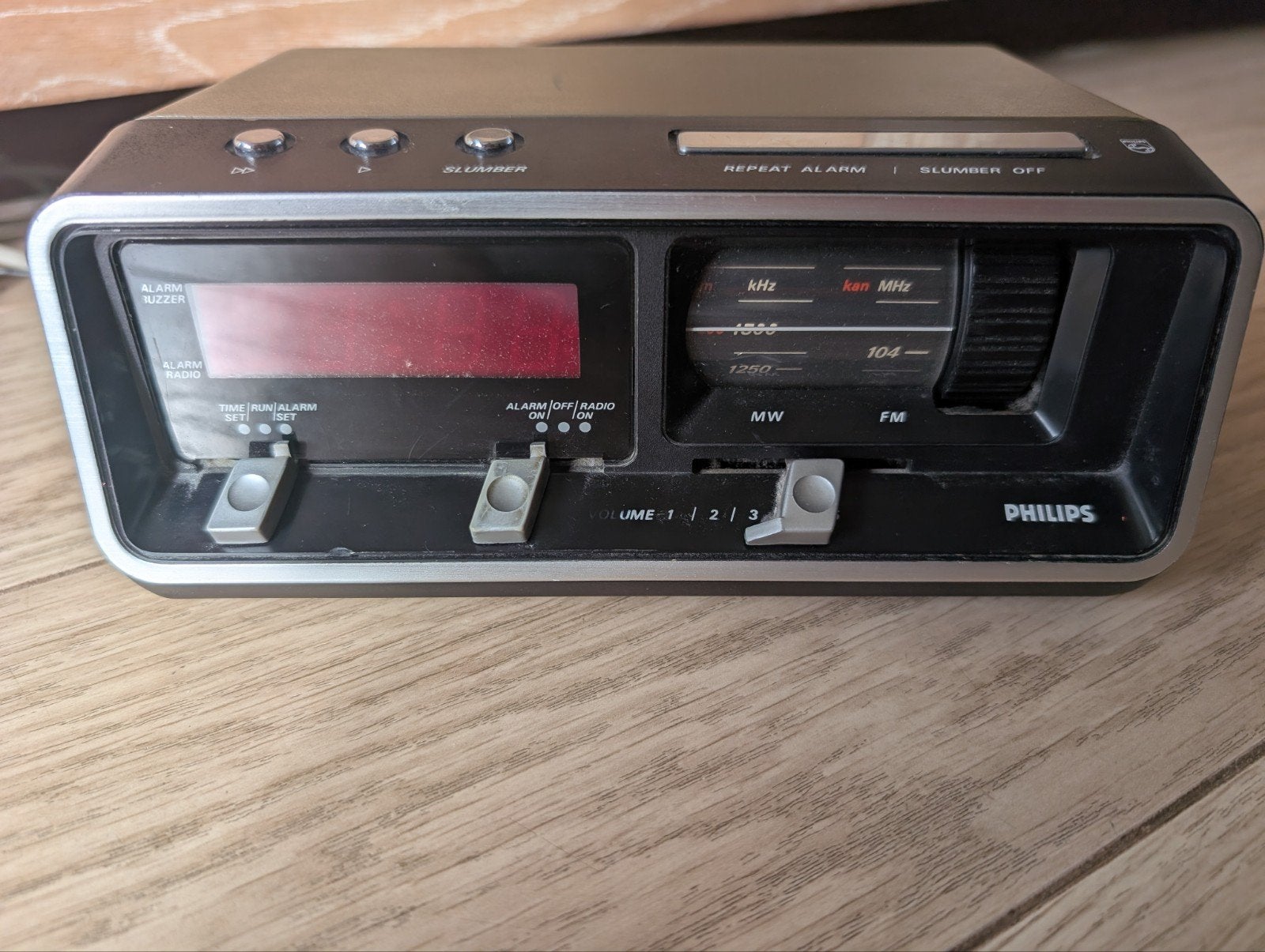 70's Philips wekkerradio, Ophalen of Verzenden