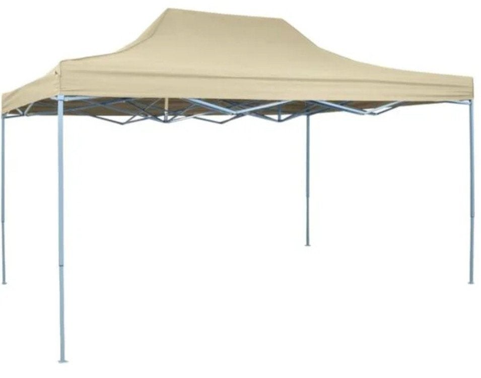 vidaXL Partytent Crèmewit 431x291x315 cm, Ophalen, Opvouwbaar, Partytent, Minder dan 4 meter
