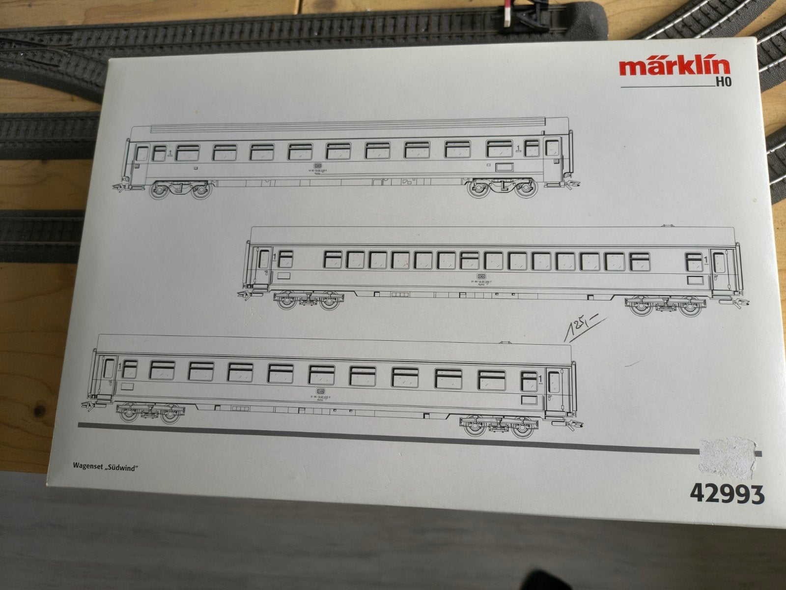 Märklin 42993 Intercity Südwind 1e klas met verlichtin, Wisselstroom, Gebruikt, Wagon, Ophalen of Verzenden