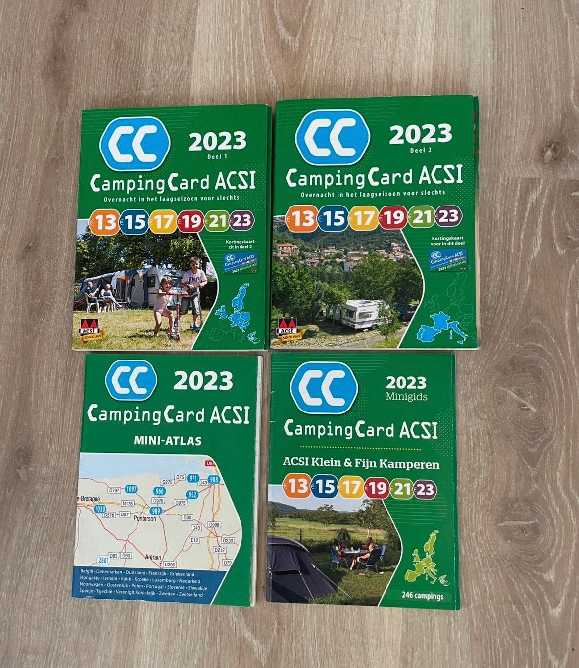 Acsi camping gidsen, Ophalen, Zo goed als nieuw, Europa, Overige merken