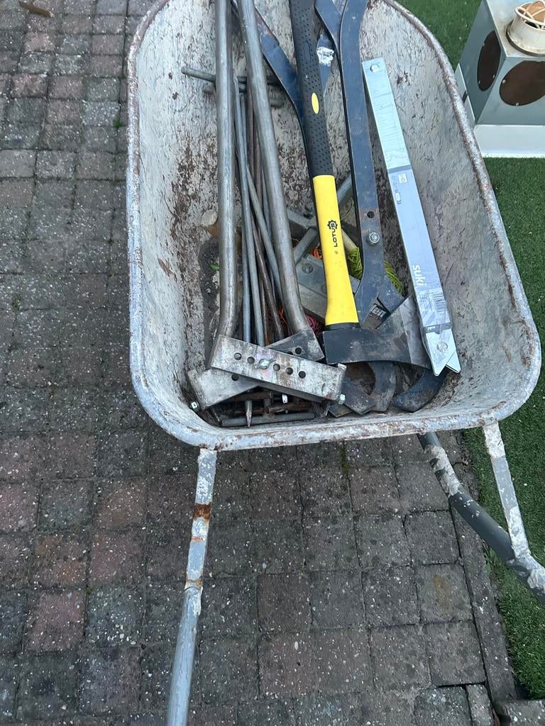 Complete Stratenmakers Set - Gereedschap voor Bestrating, Ophalen, Gebruikt