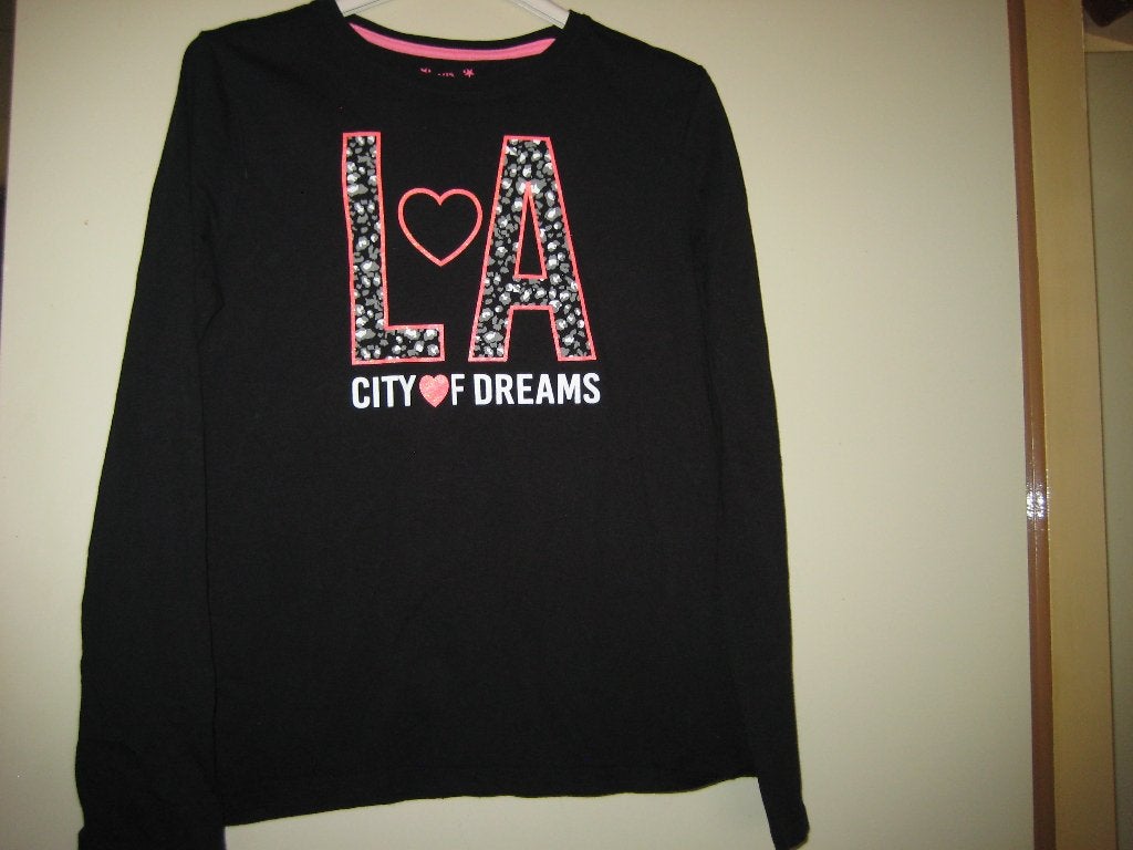 Zwart shirt, 158, YD, voor meisjes, Kinderen en Baby's, Ophalen of Verzenden, Zo goed als nieuw, Meisje, Shirt of Longsleeve