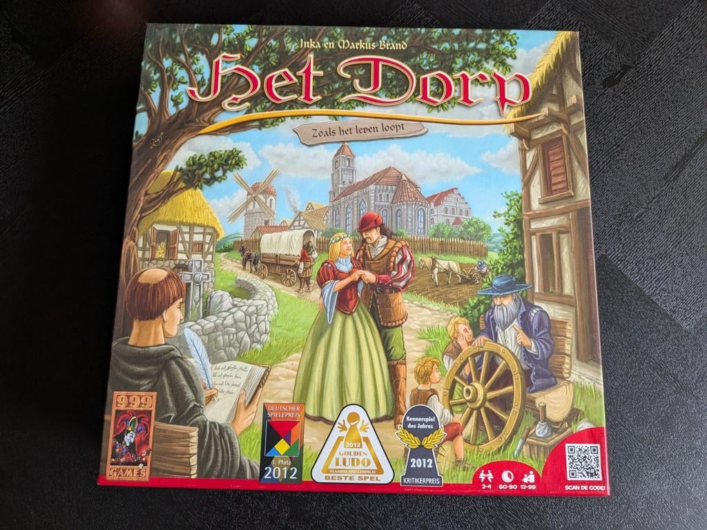 Bordspel Het Dorp - Strategisch familiespel, Hobby en Vrije tijd, Gezelschapsspellen | Bordspellen, Drie of vier spelers, Ophalen of Verzenden