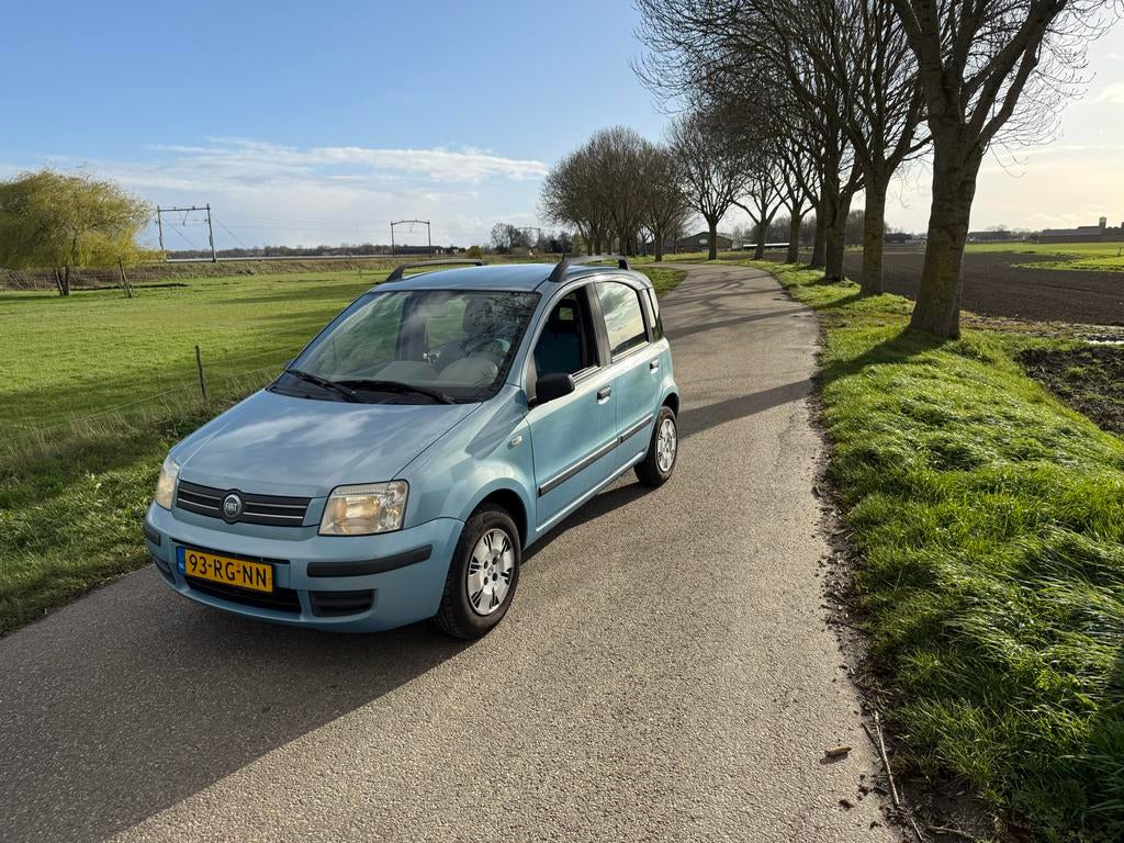 Fiat Panda 1.2  2005 Blauw, Auto's, Voorwielaandrijving, Stof, Origineel Nederlands, Handgeschakeld