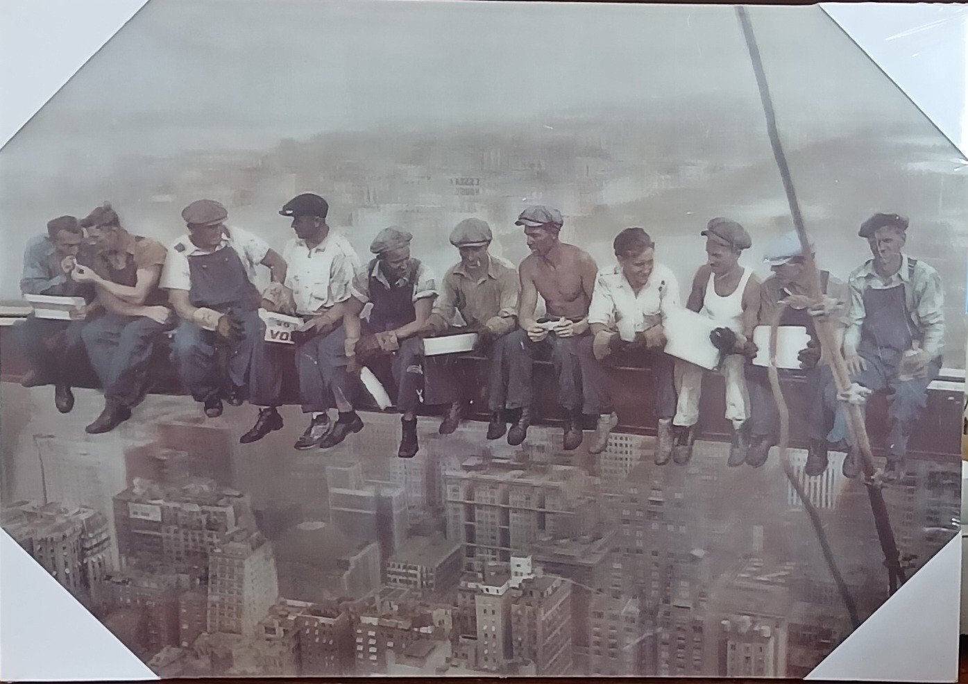 Skyscraper New York Lunch in de lucht, 1980 tot heden, Nieuw, Ophalen of Verzenden, Prent