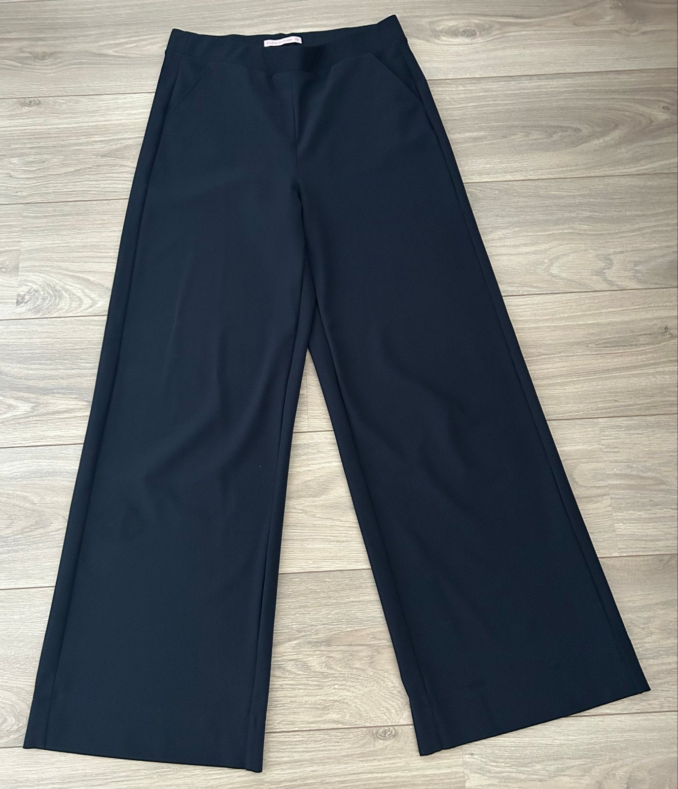 Studio Anneloes Lexie Broek - Comfortabele Wide Leg Pantalon, Maat 38/40 (M), Blauw, Ophalen of Verzenden, Zo goed als nieuw