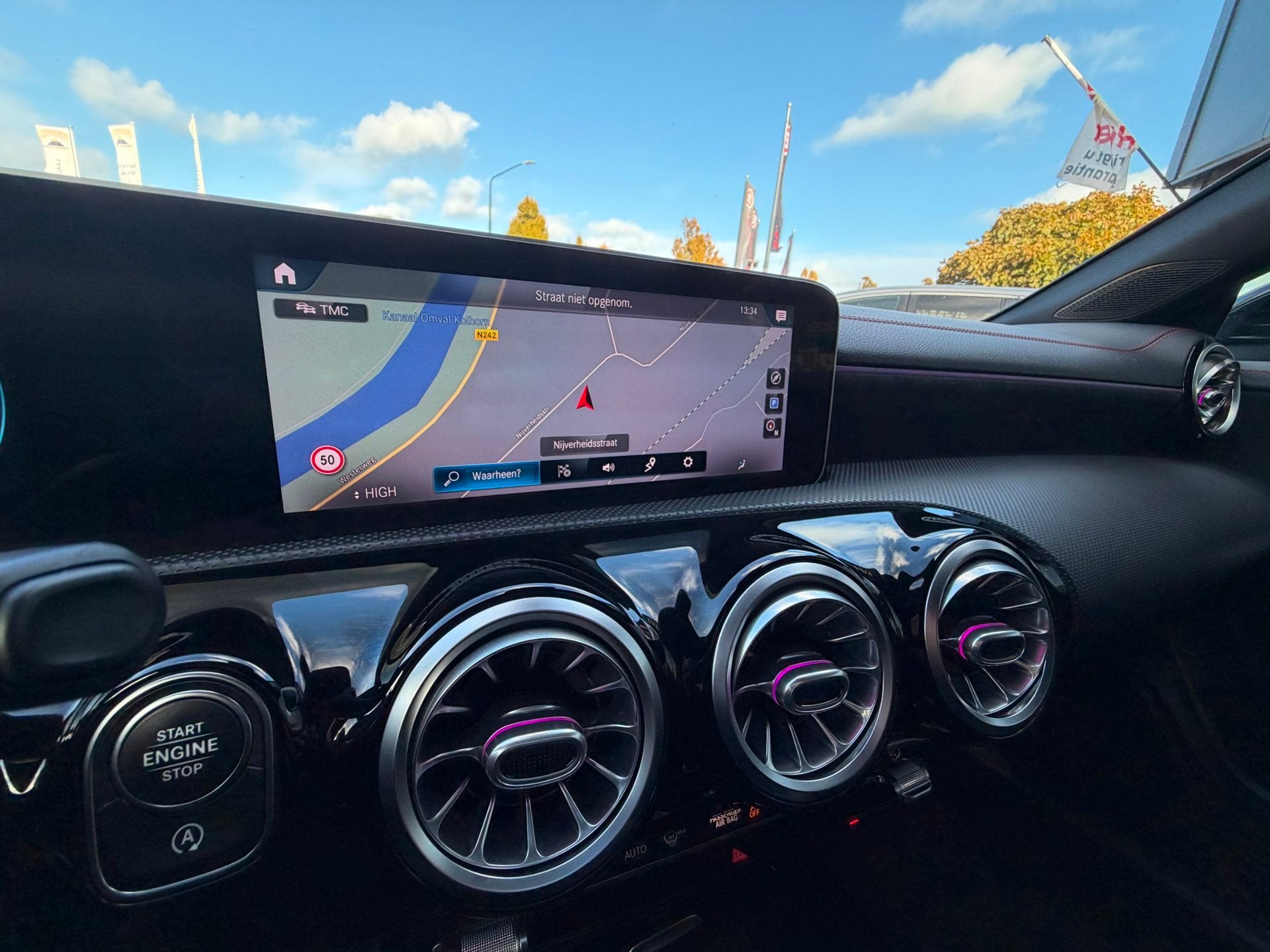 Mercedes-Benz CLA-klasse Shooting Brake 220 Premium Plus AUT, Auto's, Gebruikt, Euro 6, Grijs, 1600 kg