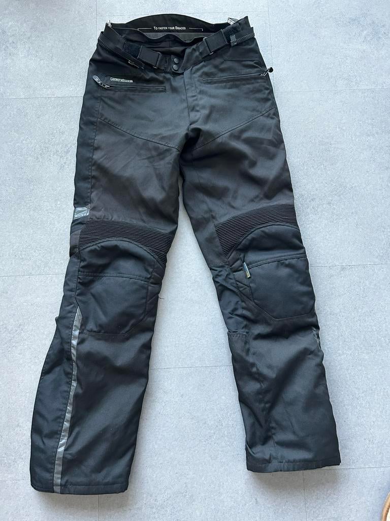Degelijke zwarte motorbroek DIFI, Motoren, Ophalen of Verzenden, Tweedehands, Heren, Broek | textiel
