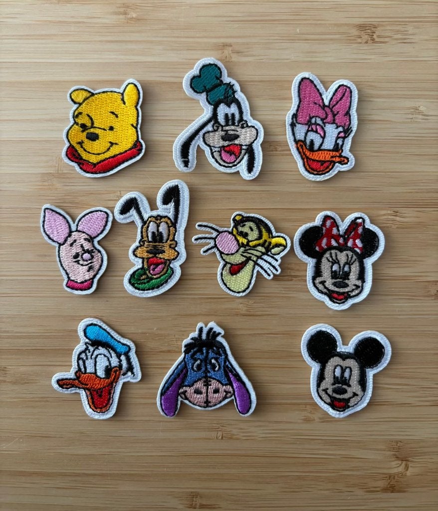 Patch Disney figuren verschillende, Verzamelen, Disney, Verzenden, Mickey Mouse, Nieuw, Overige typen