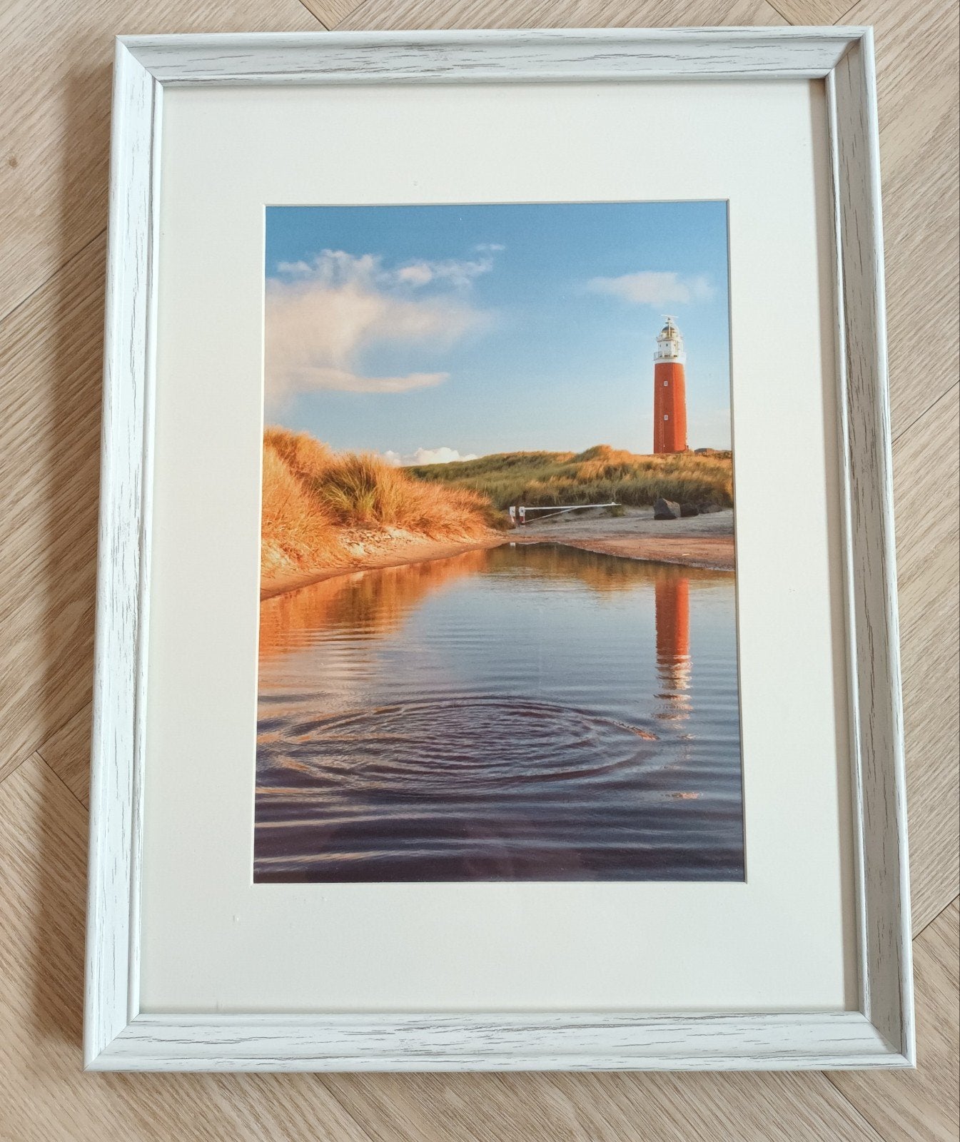 Schilderij vuurtoren TEXEL, Verzenden, Nieuw, Schilderij