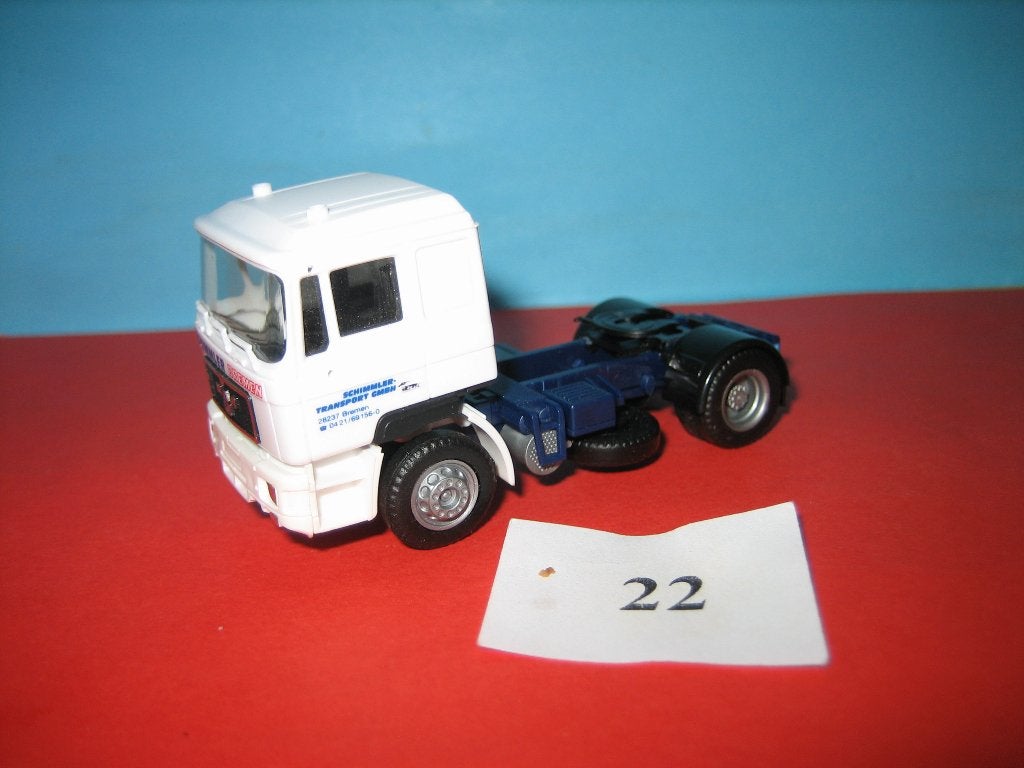 Tr-22  losse truck van Schimmler wit  AWM, Ophalen of Verzenden, Zo goed als nieuw, Bus of Vrachtwagen, AWM