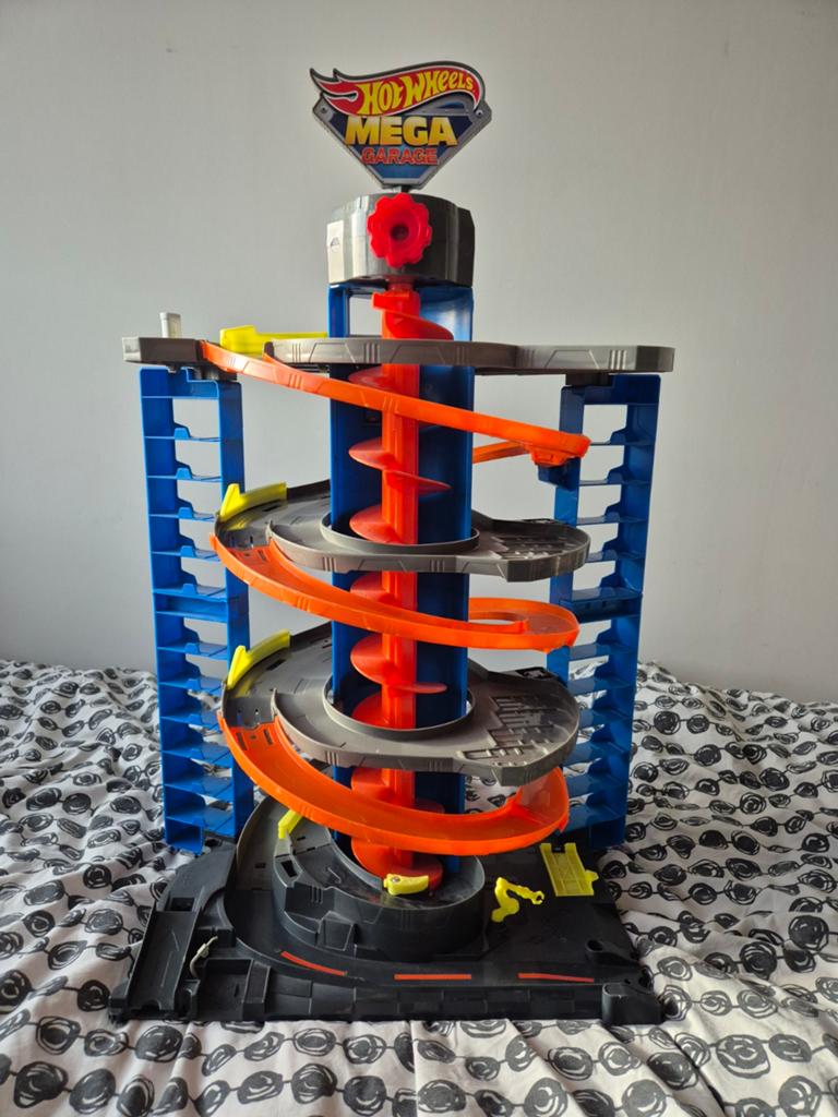 Hot Wheels Mega Garage - Groot Speelplezier!, Ophalen, Gebruikt