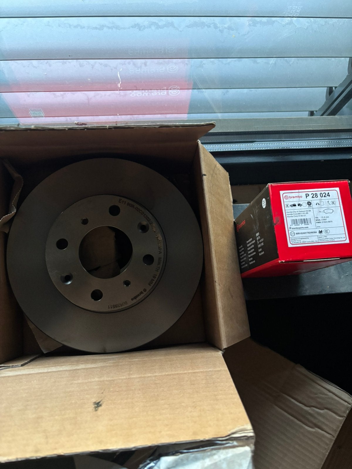 Brembo remmen honda civic, Ophalen of Verzenden, Nieuw, Honda