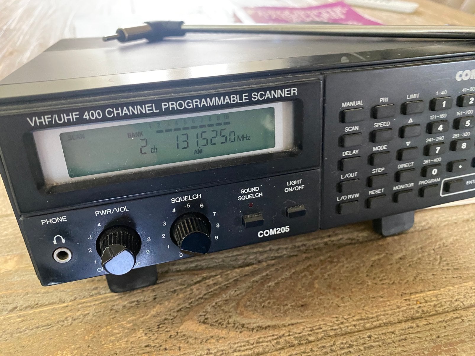 Commtel com205 400 kanalen scanner, Ophalen of Verzenden, Zo goed als nieuw