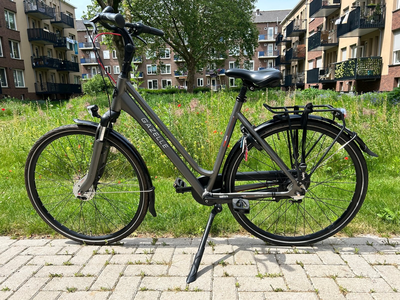 Gazelle Vento C7 Damesfiets, Ophalen, 53 tot 56 cm, Velgrem, Versnellingen