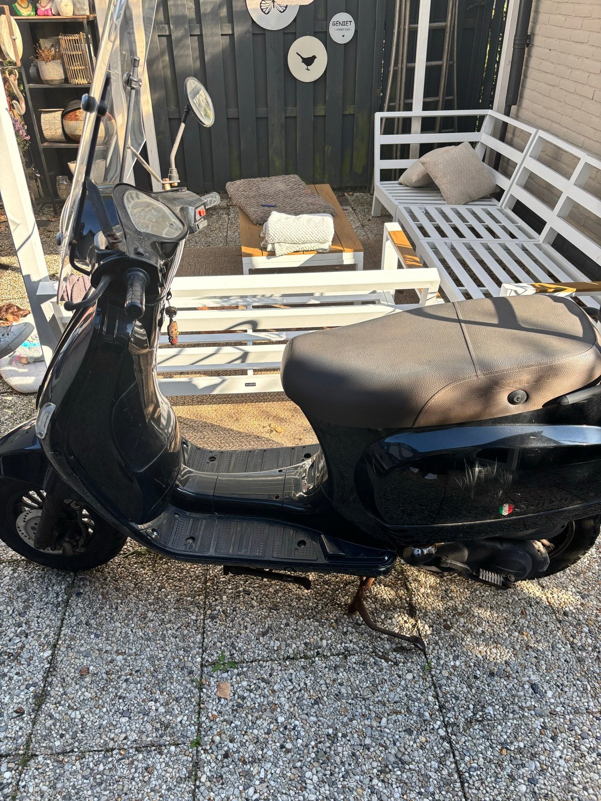 Scooter - defecte accu en remblokken, Ophalen, Gebruikt, Maximaal 45 km/u, Benzine