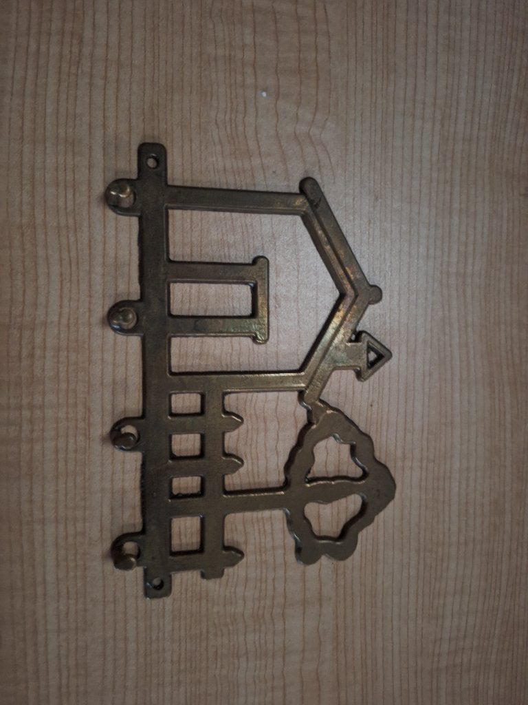 sleutelkapstokje, Ophalen of Verzenden, Zo goed als nieuw, Wandkapstok, Minder dan 100 cm