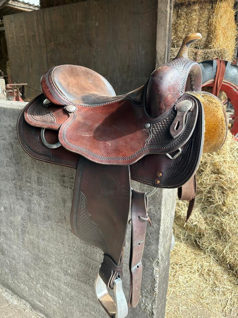 Western zadel Diamond, Dieren en Toebehoren, Paarden en Pony's | Zadels, Ophalen of Verzenden, Gebruikt, Western