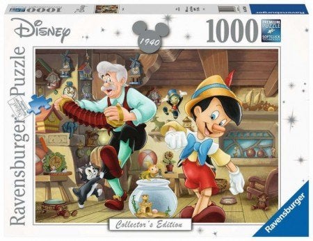 Ravensburger: Disney: Pinokkio 1000 stukjes, Ophalen of Verzenden, 500 t/m 1500 stukjes, Nieuw, Legpuzzel