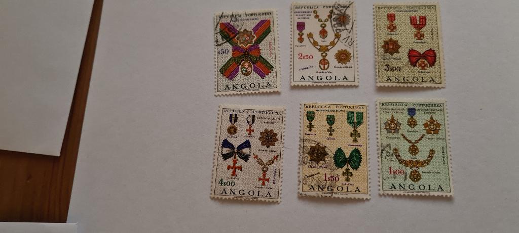 8246 angola militaire oorkondes, Verzenden, Overige landen