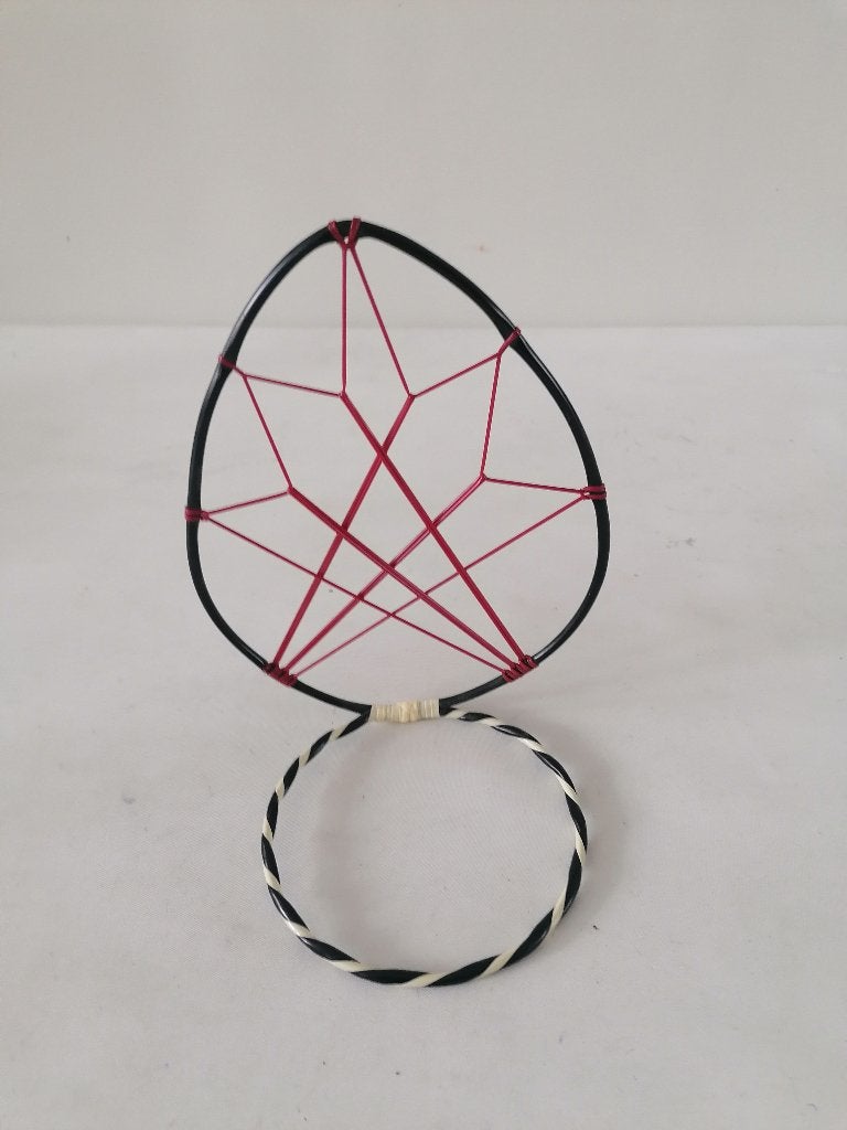 vintage tomado wandplanten hanger 22 hoog 13 cm ring, Ophalen of Verzenden