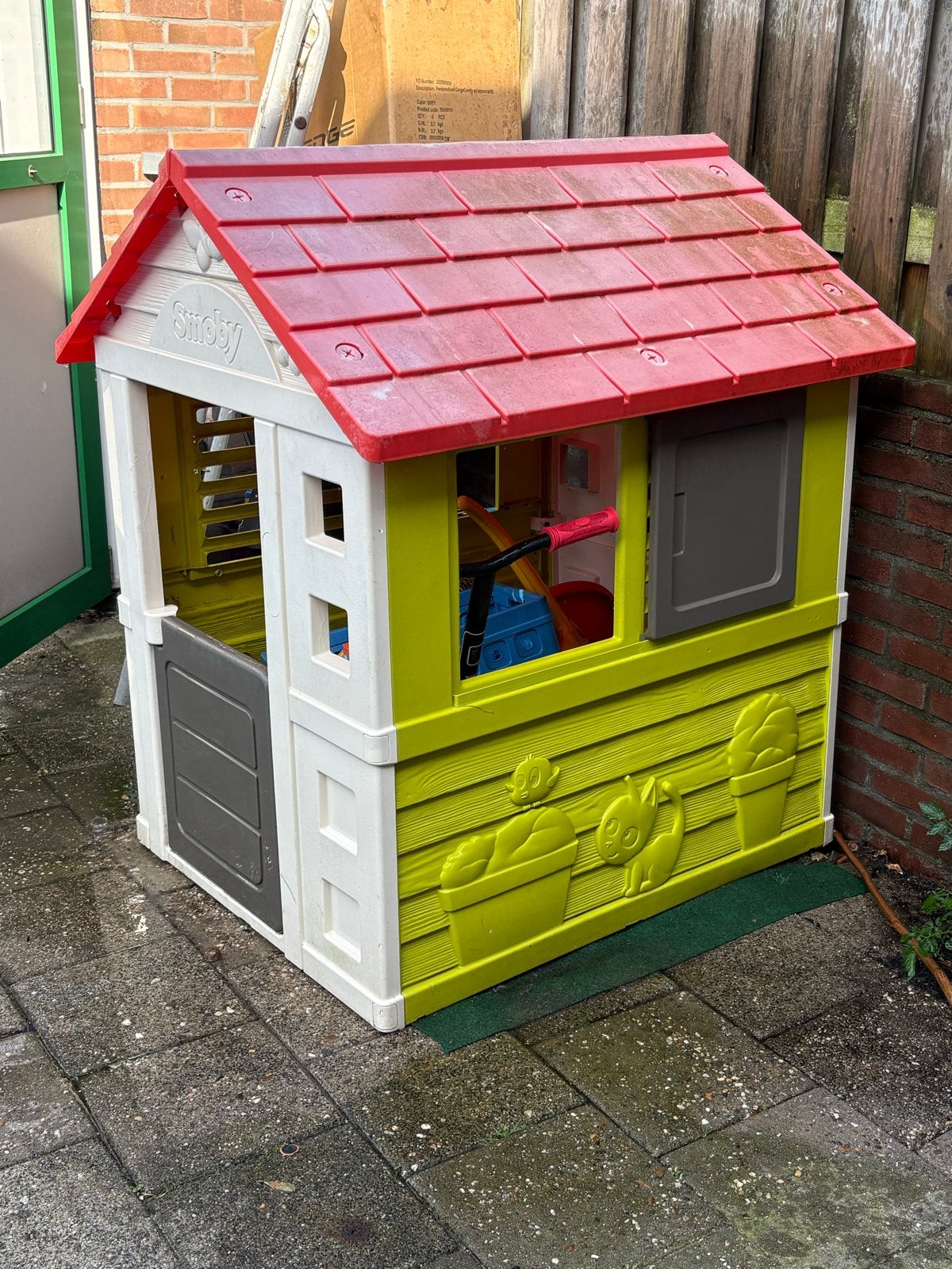 Smoby Speelhuisje - Goede staat, klaar voor een nieuwe ronde, Ophalen, Gebruikt, Plastic