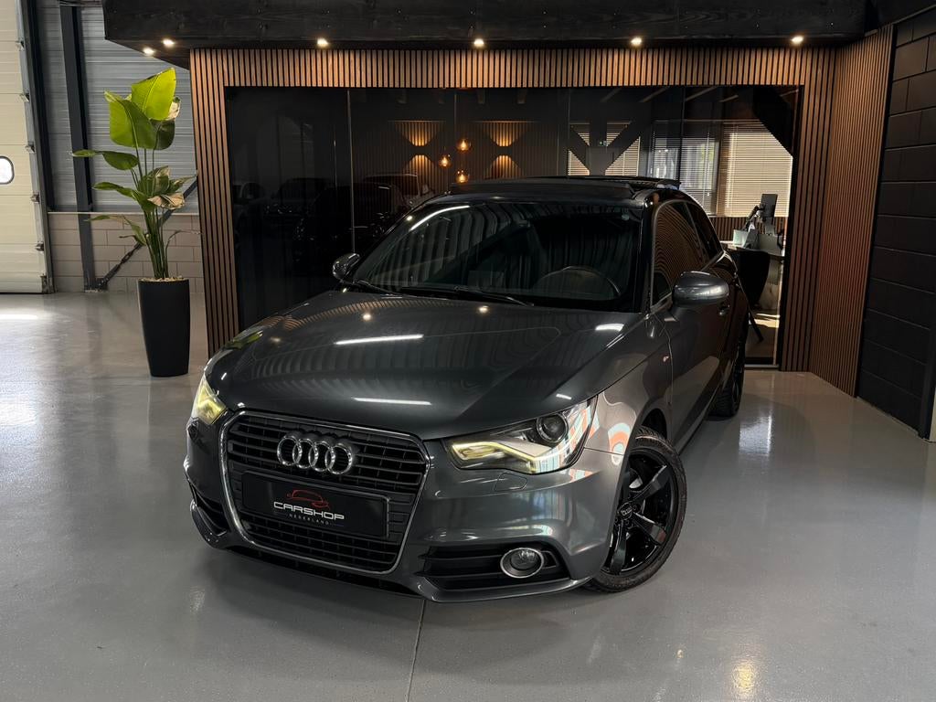 Audi A1 1.4 TFSI 122PK Pro Line S KUIPSTOELEN/PANO/CRUISE, Auto's, Voorwielaandrijving, A1, Zwart, 4 cilinders