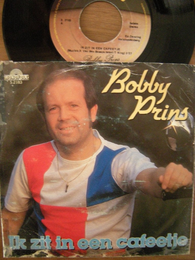 Bobby Prins (Ik Zit In Een Cafeetje), Cd's en Dvd's, Gebruikt, 7 inch, Ophalen of Verzenden, Pop