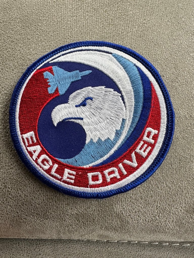 F-15 Eagle Driver patch, Verzenden, Gebruikt, Patch, Badge of Embleem