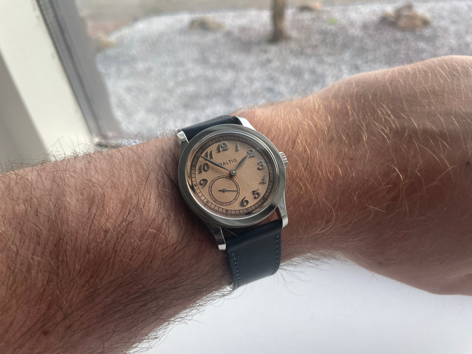 Baltic MR01 Horloge - Zo goed als nieuw, Overige merken, Leer, Staal, Geen