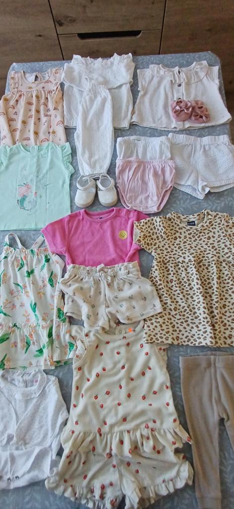 Babykleding zomer meisje, maat 68/74, Kinderen en Baby's, Ophalen of Verzenden, Zo goed als nieuw, Maat 68