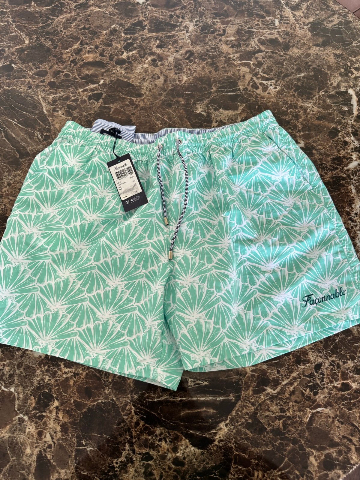 Faconnable Zwemshort XXL - Nieuw met prijskaartje, Ophalen of Verzenden, Overige maten, Groen, Zwemshort