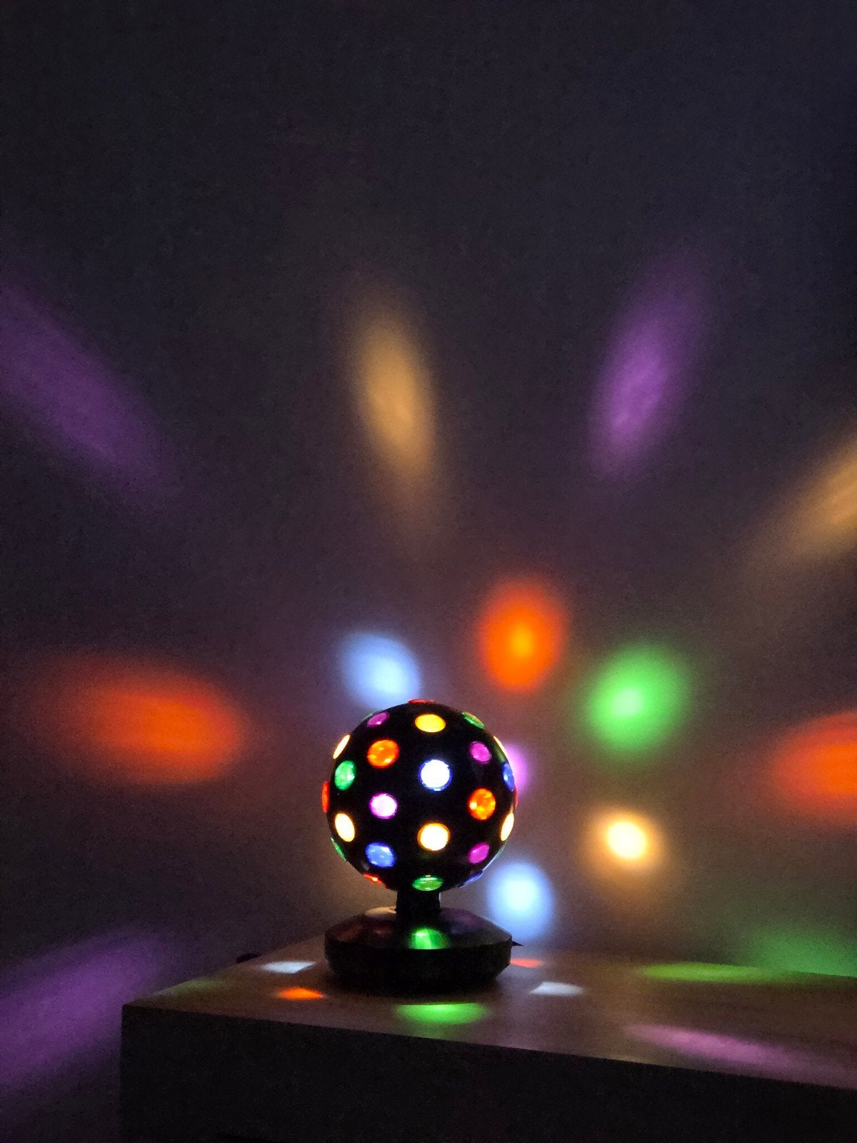 draaiende discolamp, Muziek en Instrumenten, Licht en Laser, Ophalen of Verzenden, Discobol