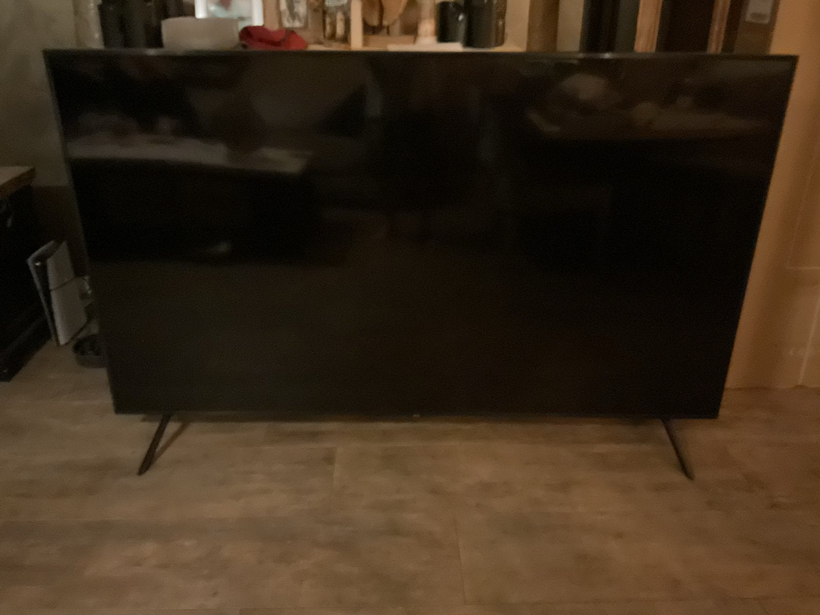 Grote Smart TV - DEFECT, Ophalen, QLED, 120 Hz, Samsung