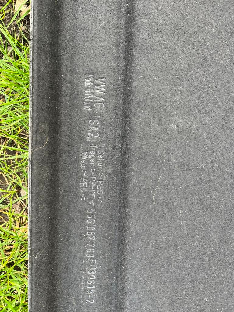 VW AG SA2 Hoedenplank (golf)- 5S0 867 769 F QG15-2, Auto-onderdelen, Ophalen of Verzenden, Gebruikt, Volkswagen