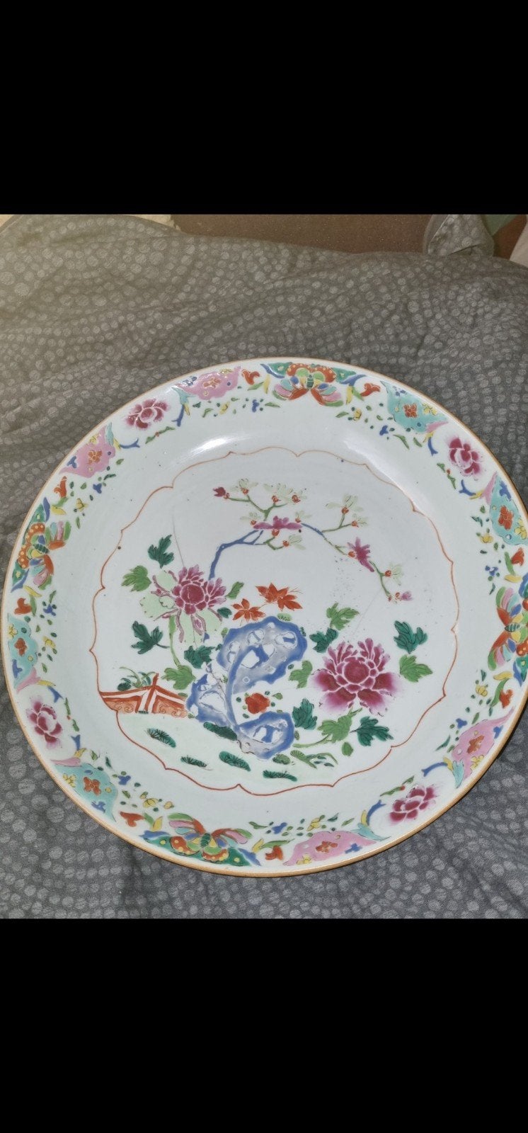 Antiek Chinees Famille Rose Porseleinen Schaal, Ophalen of Verzenden
