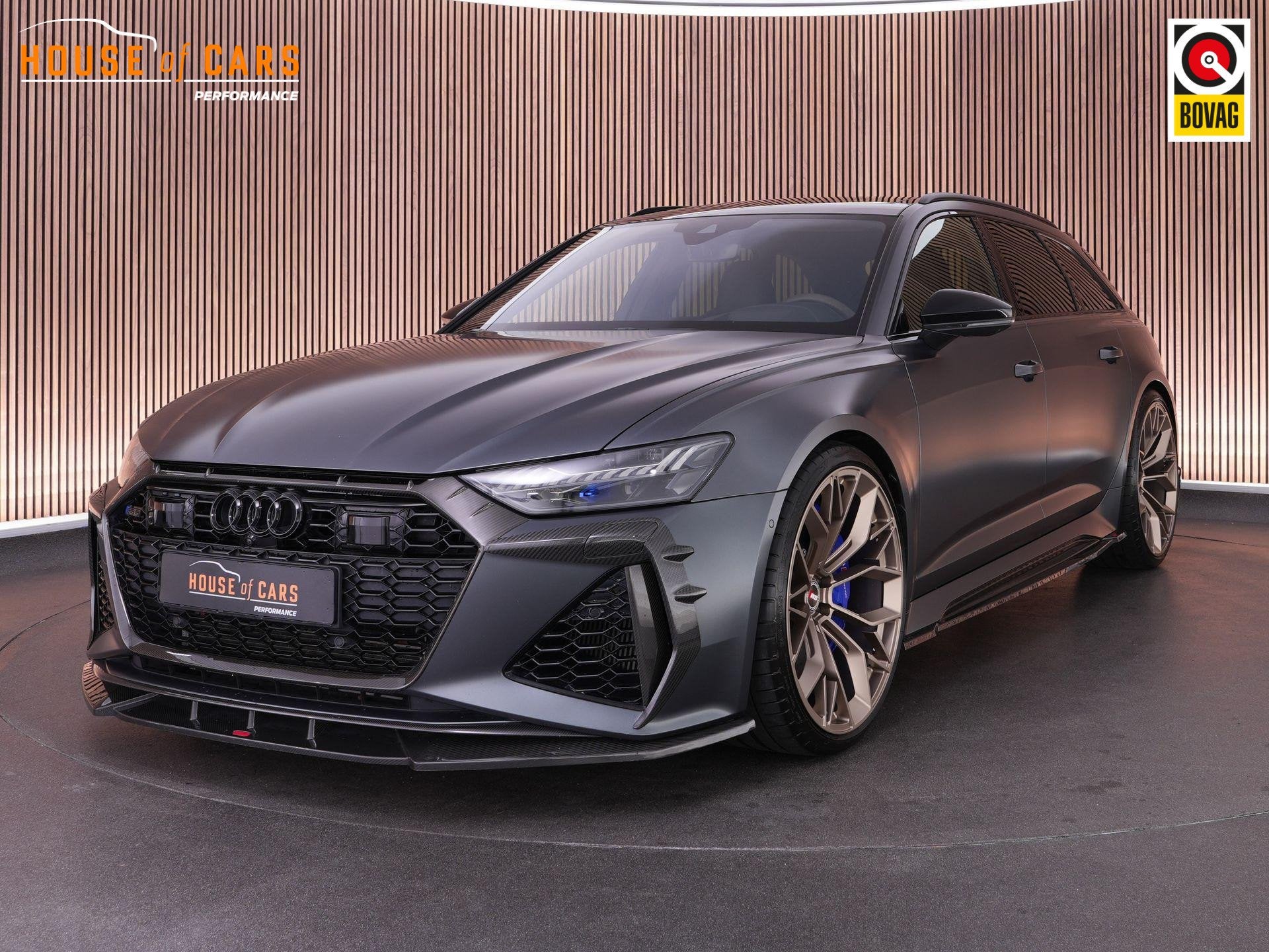 Audi RS6 Avant 600pk TFSI quattro |Urban bodykit|Eventuri in, Auto's, Automaat, Gebruikt, Lichtsensor, 600 pk