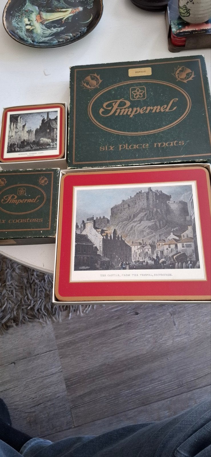 Pimpernel placemats en onderzetters set - Edinburgh, Ophalen of Verzenden, Meerkleurig, Overige materialen, Overige merken